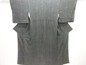 アンティーク　錦紗抽象草花模様着物